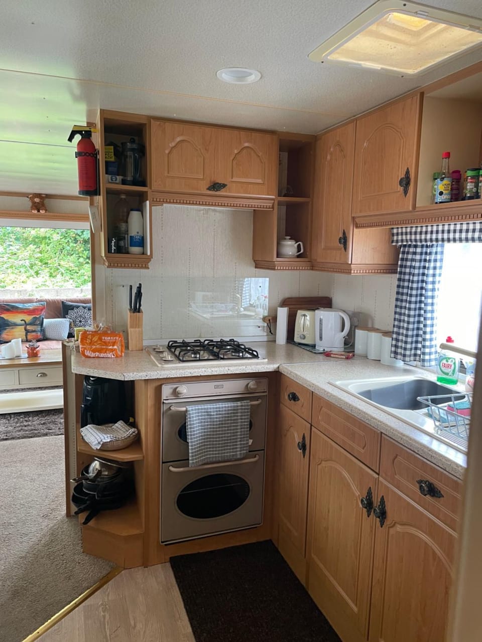 Caravan at Charleston House House in Scotland