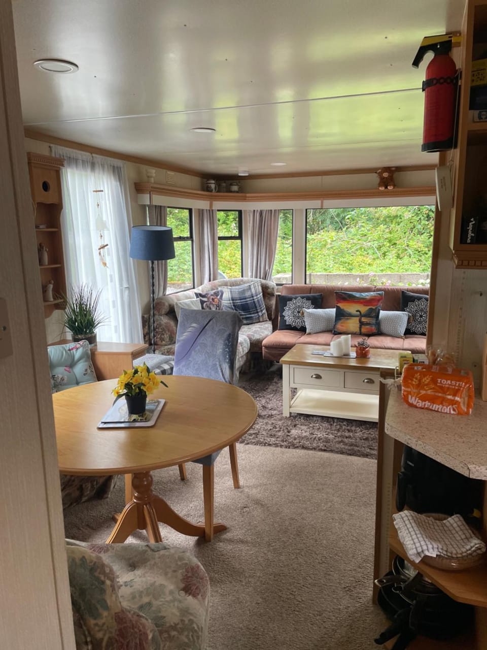 Caravan at Charleston House House in Scotland