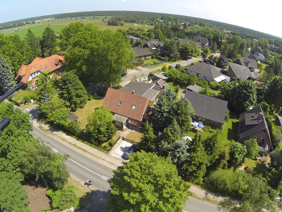 Property building, Day, Neighbourhood, Natural landscape, Bird's eye view, View (from property/room), Street view