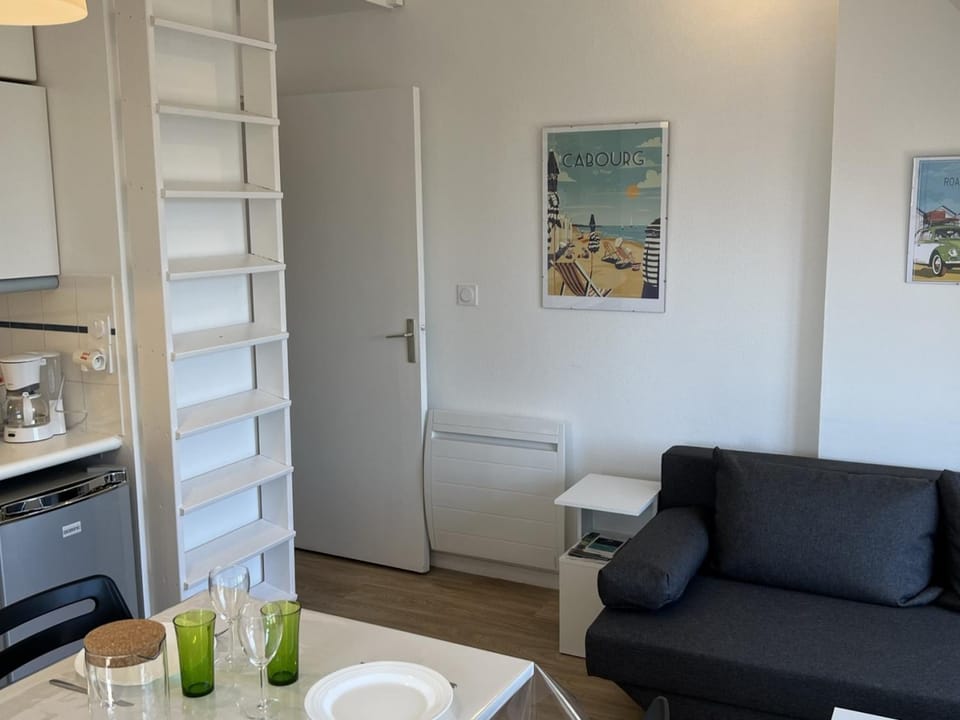 Appartement 2 pièces en bord de mer avec accès direct à la plage de Cabourg, proche Thalassothérapie - FR-1-487-336 Apartment in Cabourg