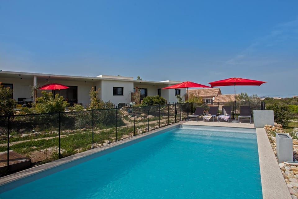 apart Levante shared swimming pool bbq Apartment in Calvi