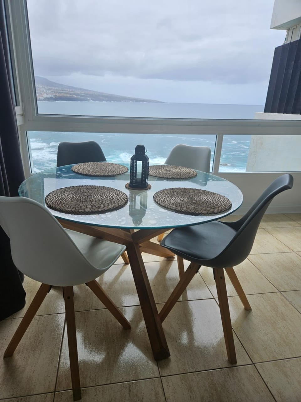 Living room, Seating area, Dining area, Sea view