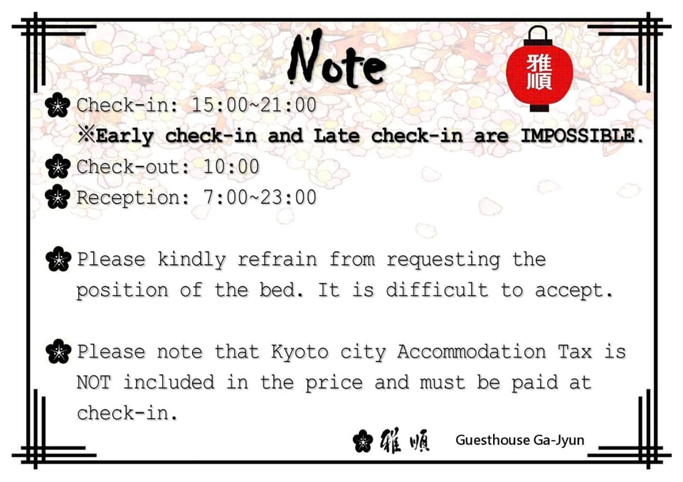 Guest House Ga-Jyun Hostel in Kyoto