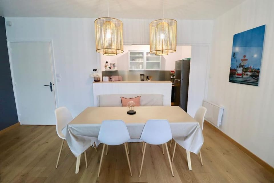 Bel apt 6 pers, 2 chambres avec balcon et parking Apartment in Hauts-de-France