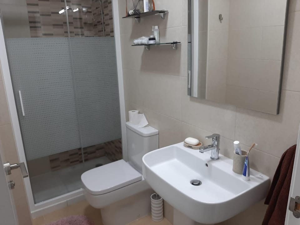 Bathroom, Living room