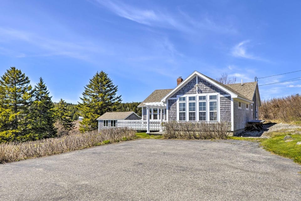 Charming Ocean-View Cottage on Cutler Harbor House in Maine