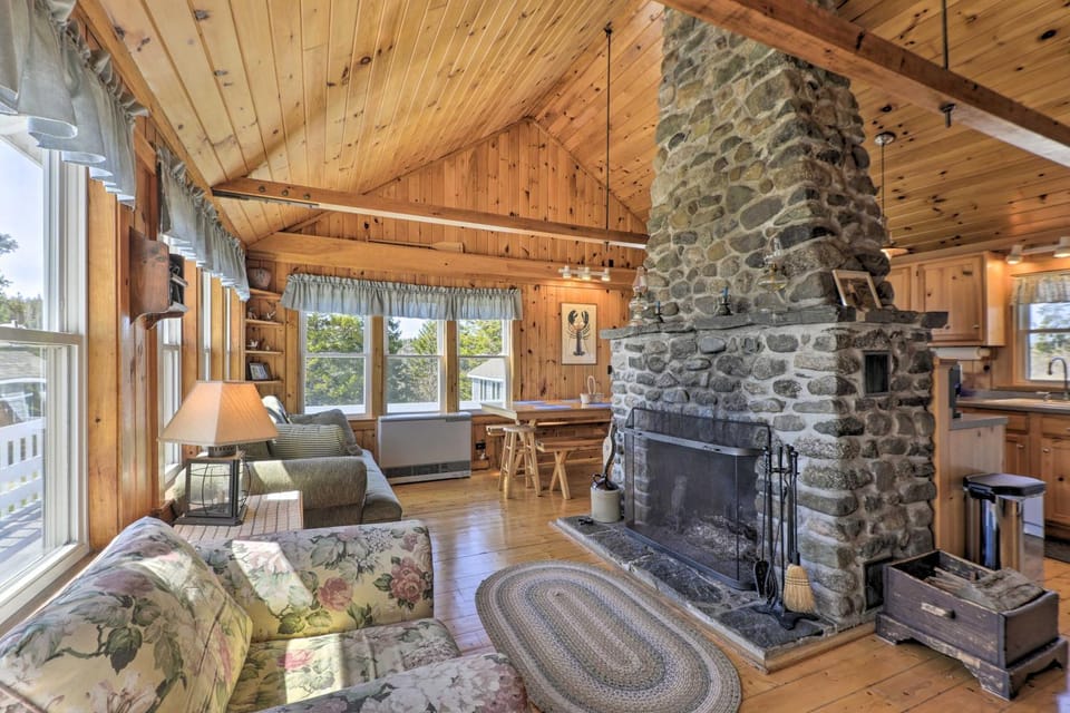 Charming Ocean-View Cottage on Cutler Harbor House in Maine