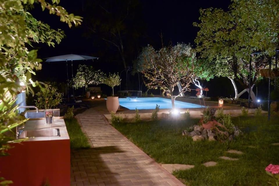 The Red House in Dassia Villa in Corfu, Greece