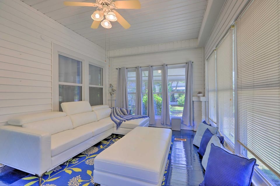 Spacious Lanett Haven w/ Sunroom + Large Deck House in Alabama