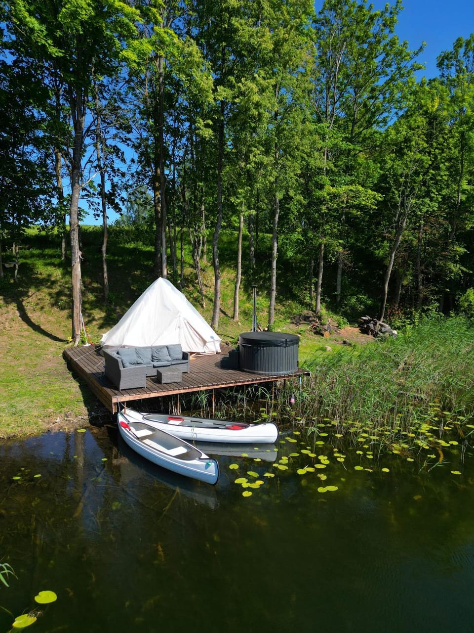 Glamping Utena Luxury tent in Lithuania