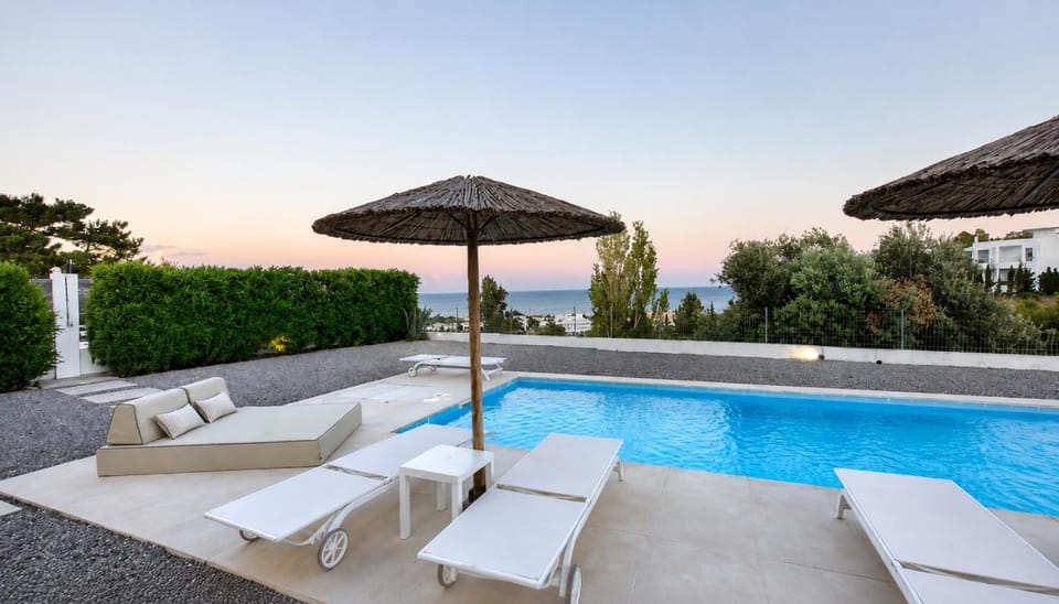 Villa Santa Maria Private Pool & Sea View Villa in Kolympia