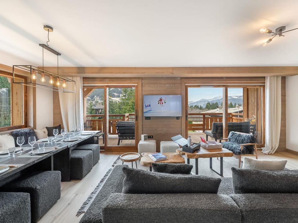 Appartement spacieux avec accès bien-être, proche des pistes et du centre de Megève - FR-1-569-46 Apartment in Megève