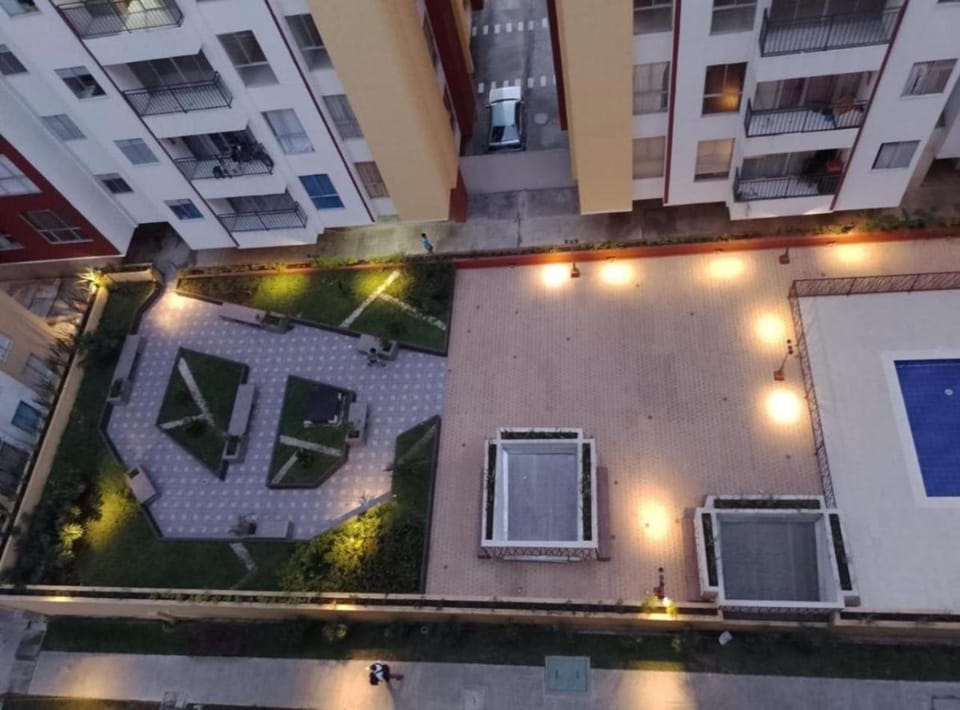 Bird's eye view, Swimming pool
