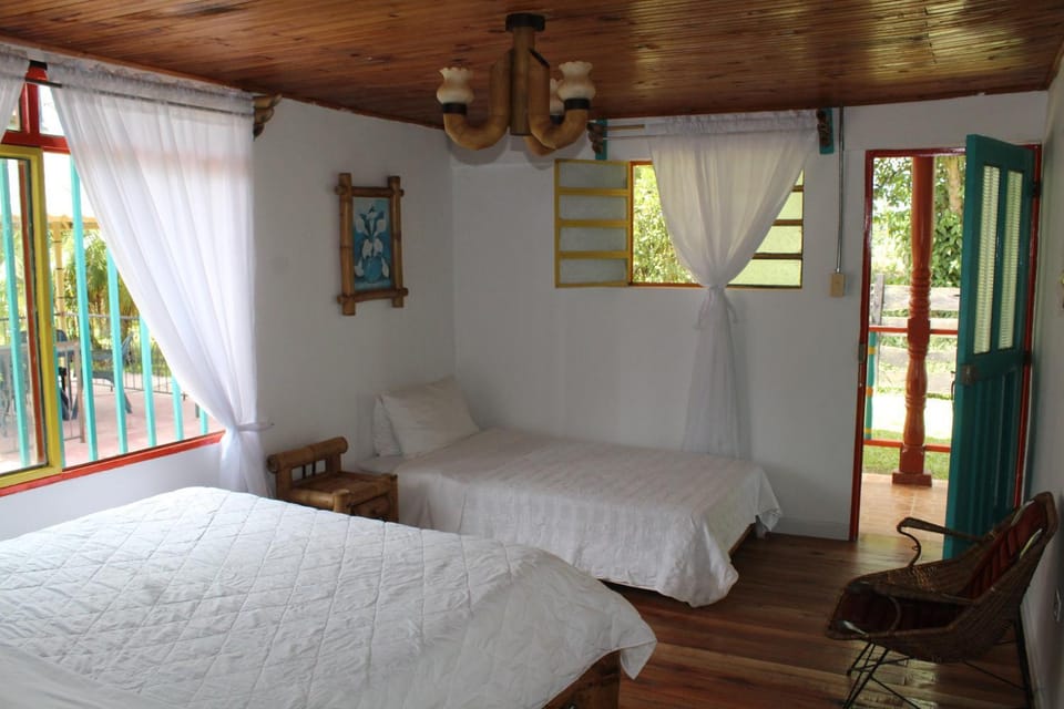 Bed, Photo of the whole room, Bedroom, Garden view, Garden view