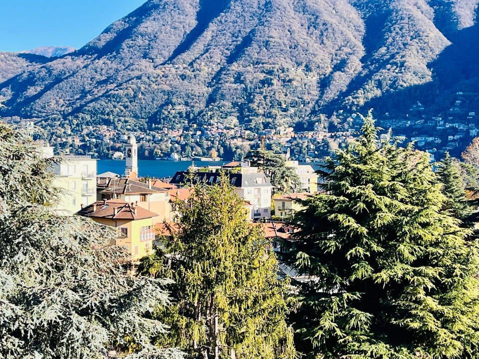 Nearby landmark, Day, Natural landscape, City view, Lake view, Mountain view