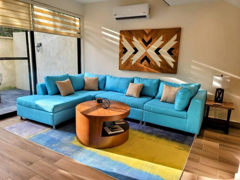 Living room, air conditioner