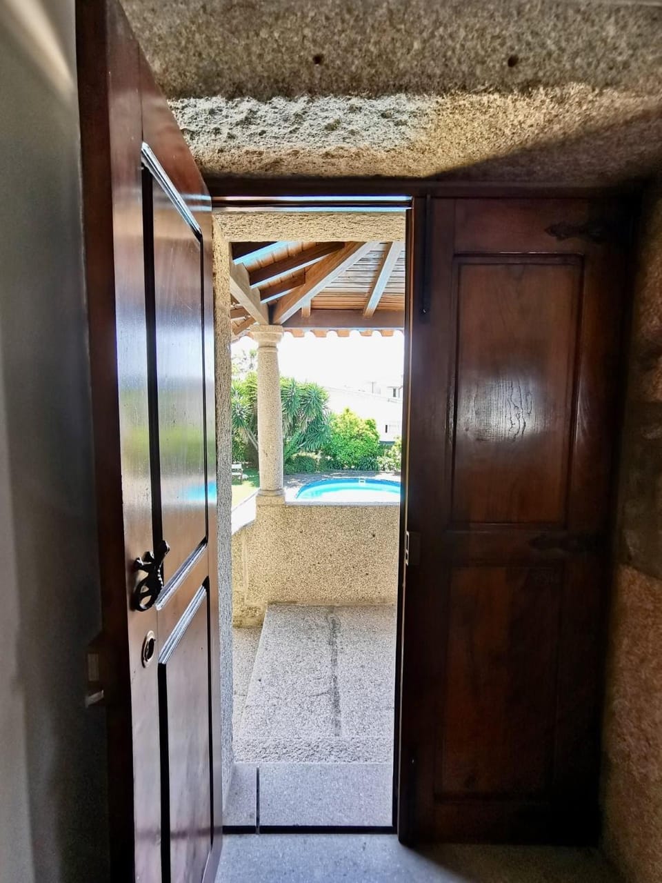 Facade/entrance, Living room, Seating area, Swimming pool