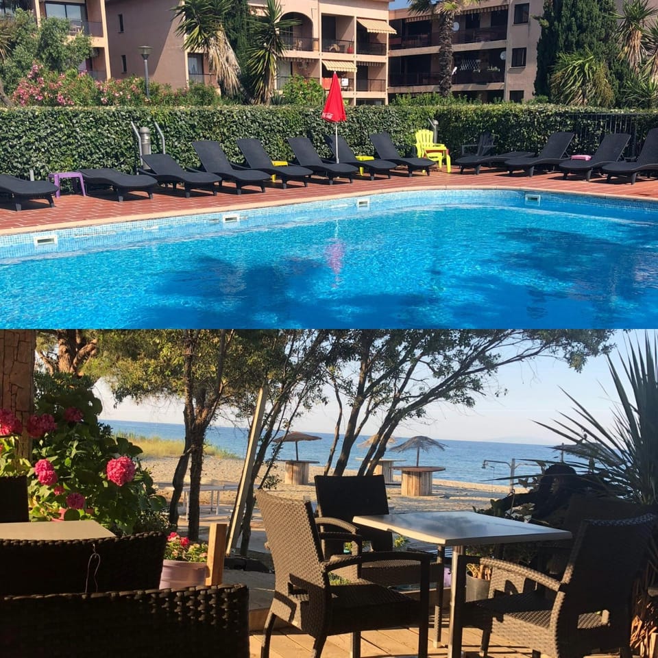 Joli T2 les pieds dans l’eau , piscine tennis.... Apartment in Corsica