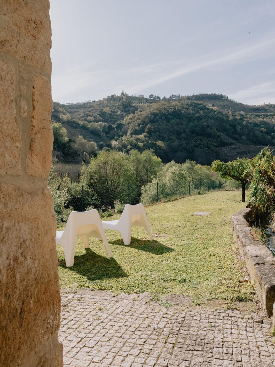 Natural landscape, Garden, Mountain view