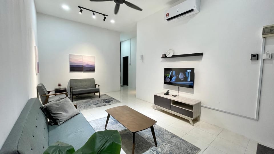 Living room, air conditioner