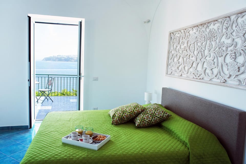 Bed, Photo of the whole room, Bedroom, Sea view