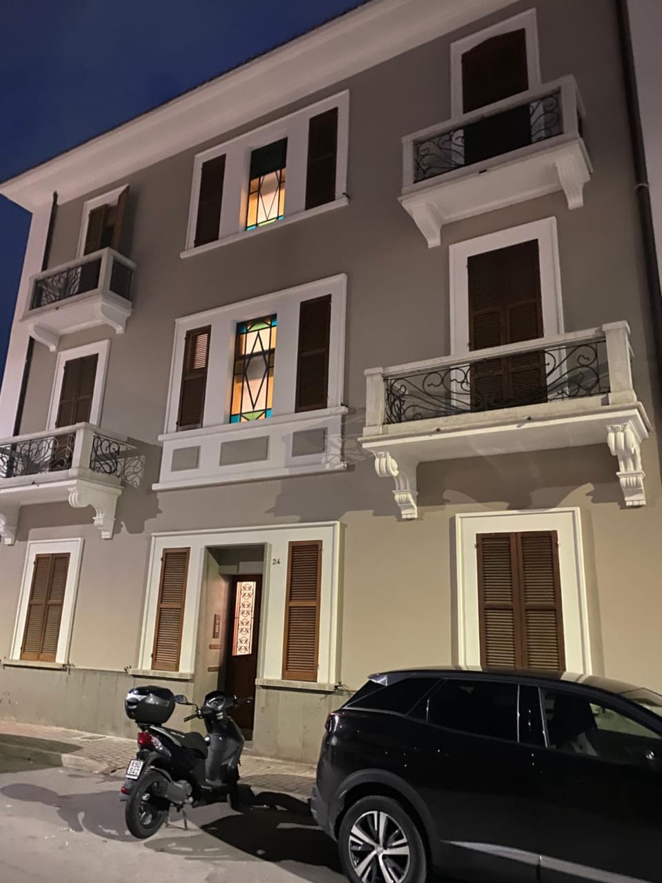 Property building, Night