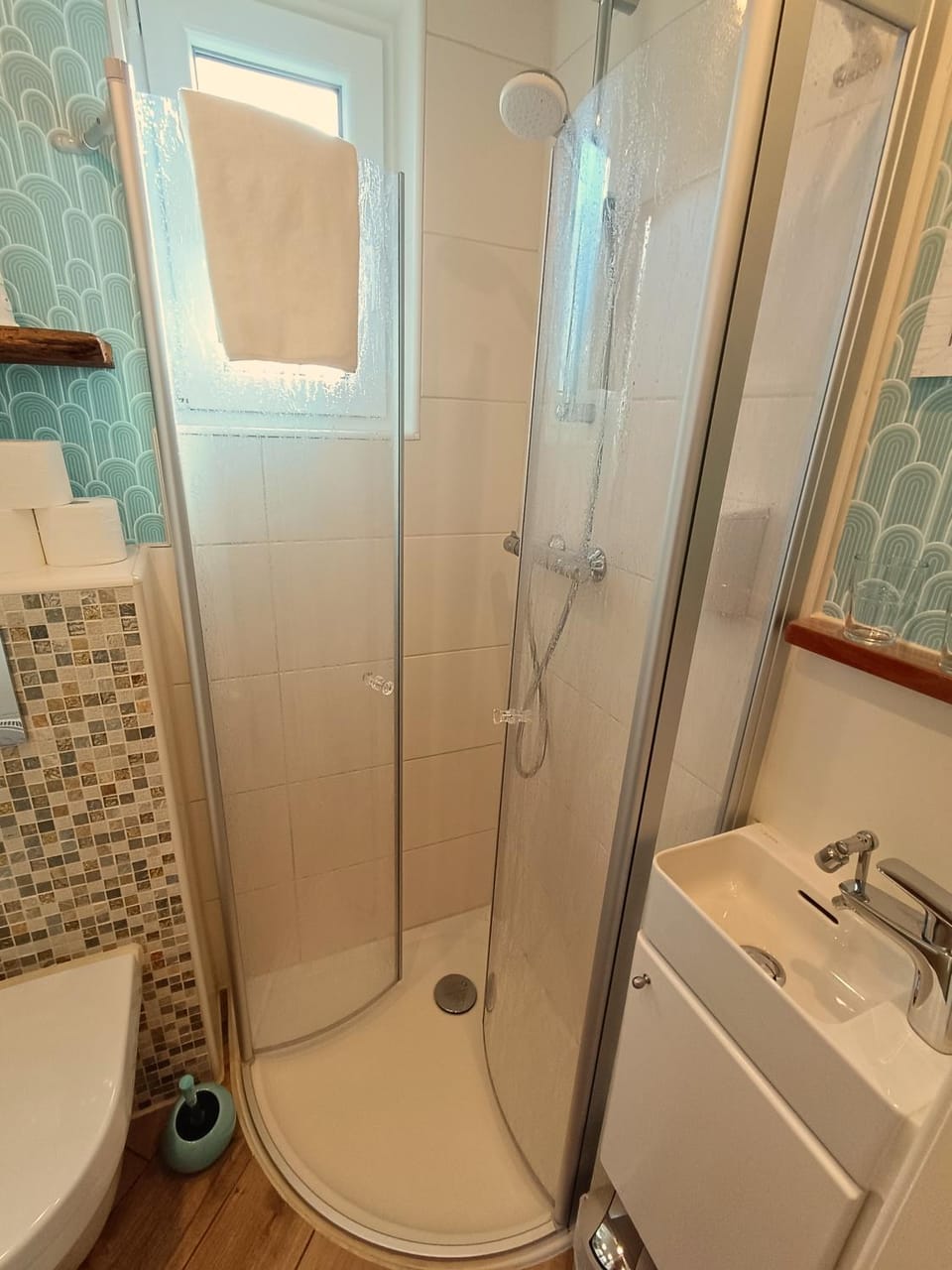 Shower, Toilet, Bathroom, towels
