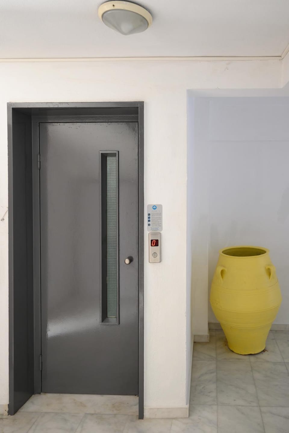 Property building, elevator