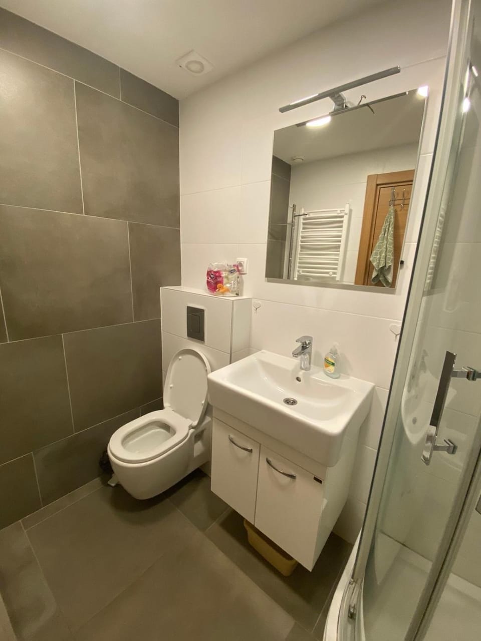 Toilet, Bathroom, towels