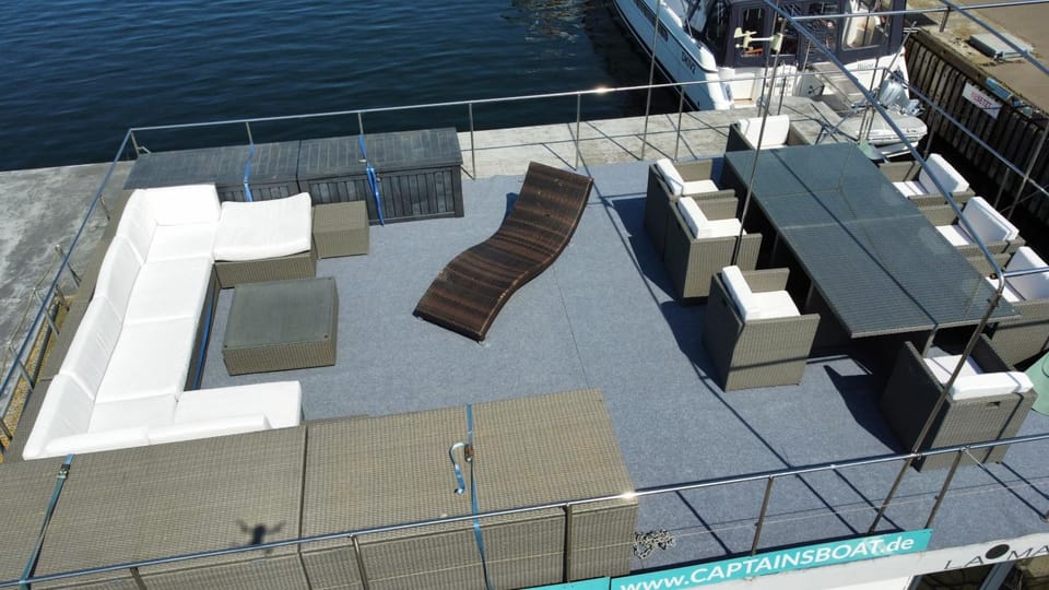 Hausboot Ferienhaus Captains Boat Apartment in Kappeln
