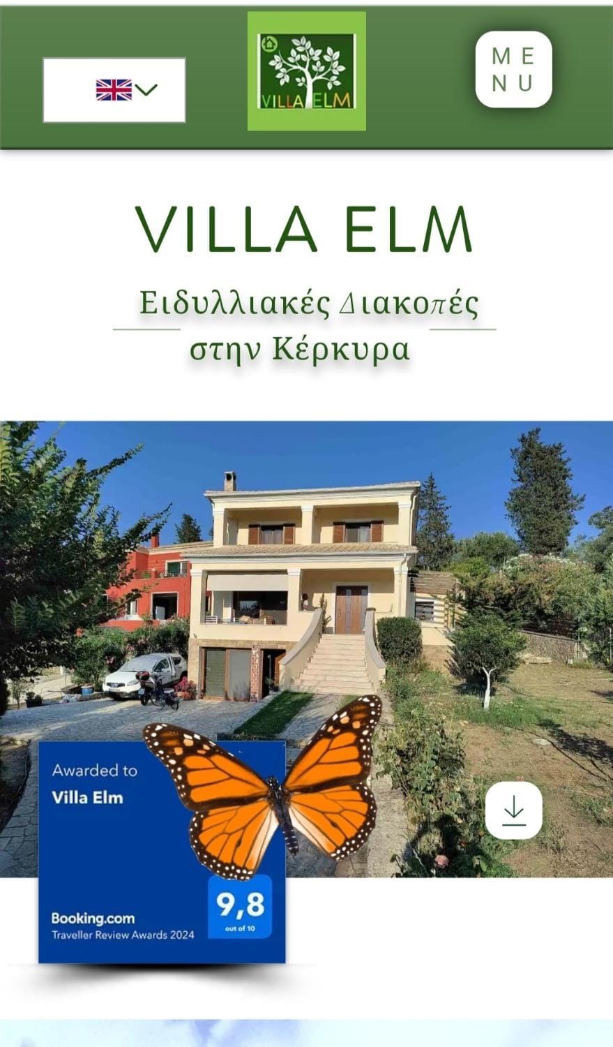 Villa Elm Villa in Corfu, Greece