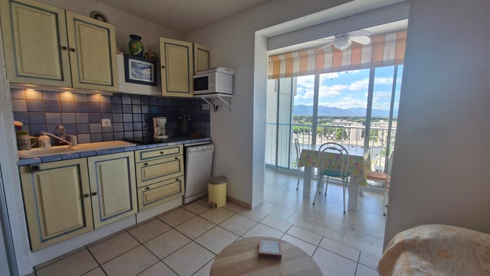 AU NAUTILUS studio au port avec loggia et parking - plage à 50 m Apartment in Saint-Cyprien