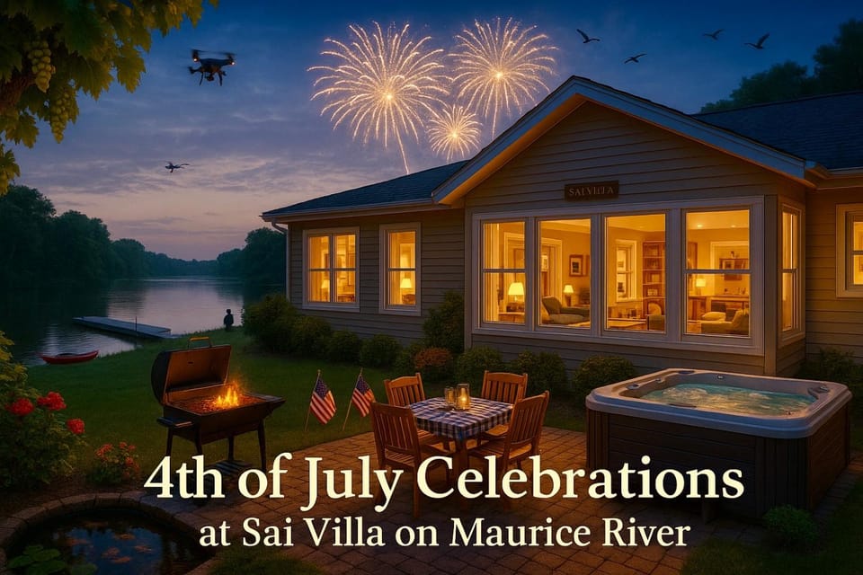 Natural landscape, Text overlay, River view