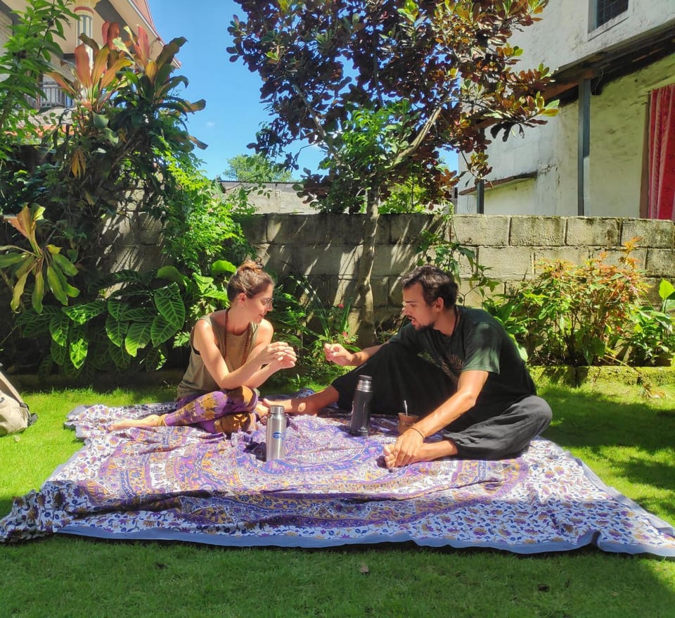 Garden, Guests, Garden view, group of guests