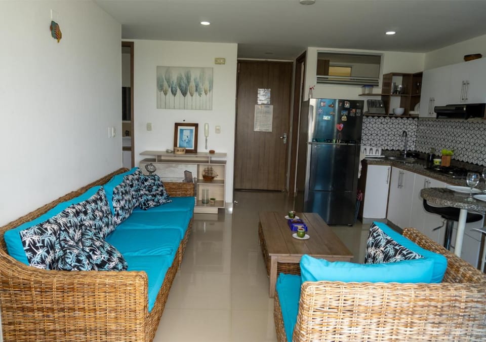 Kitchen or kitchenette, Living room, Seating area