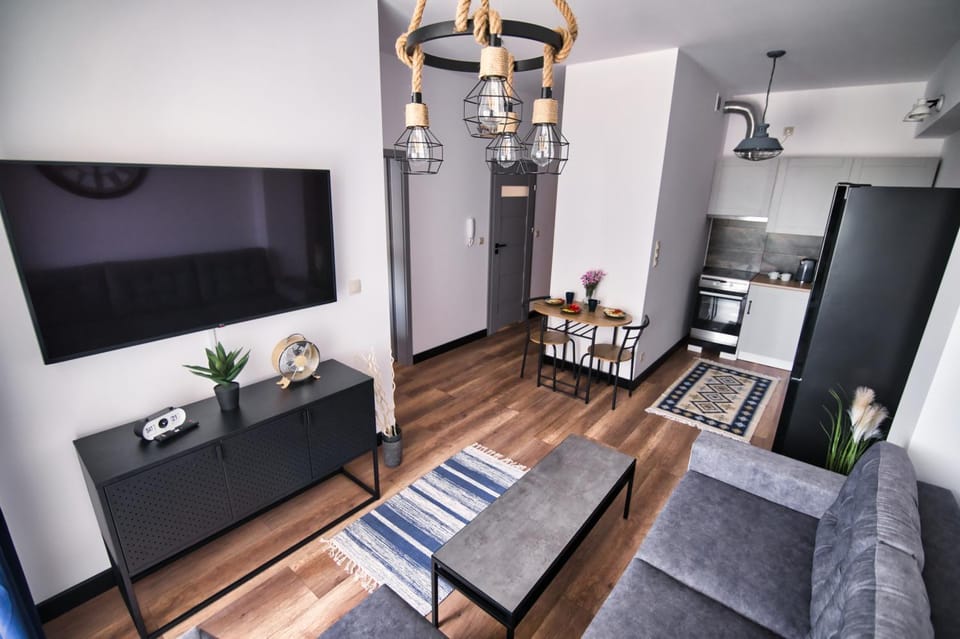 Kitchen or kitchenette, Living room, Dining area