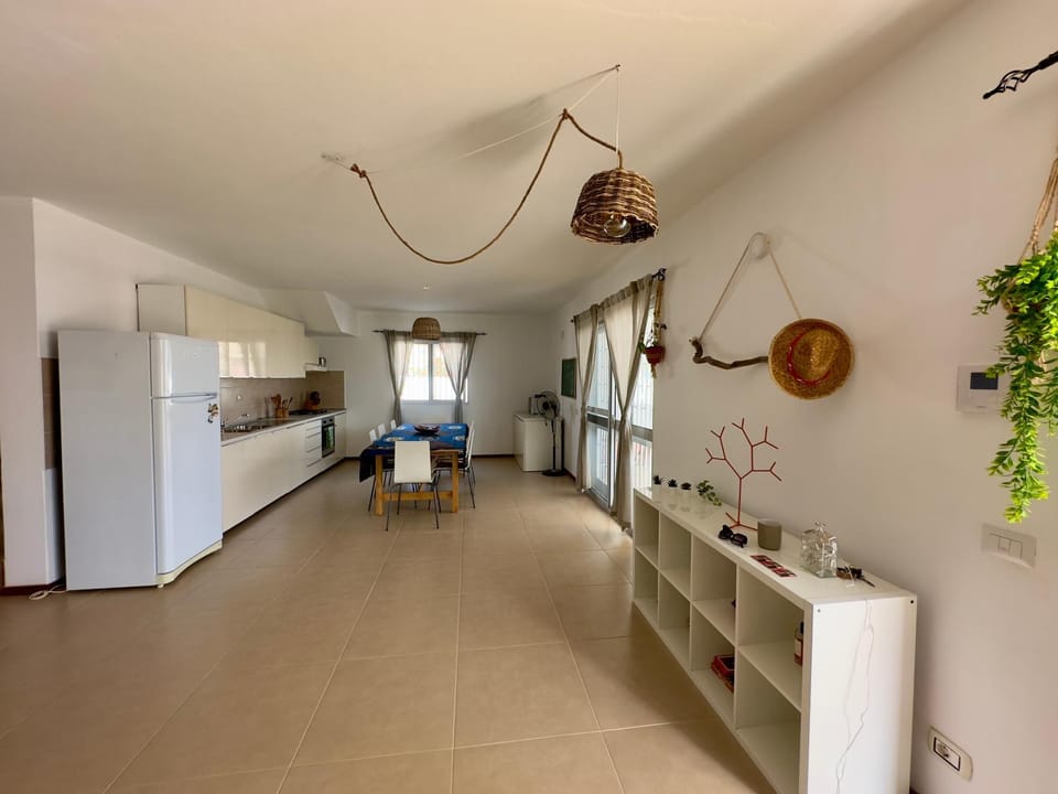 Kitchen or kitchenette, Living room, oven, stove