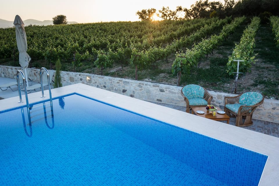 Swimming pool, Sunset