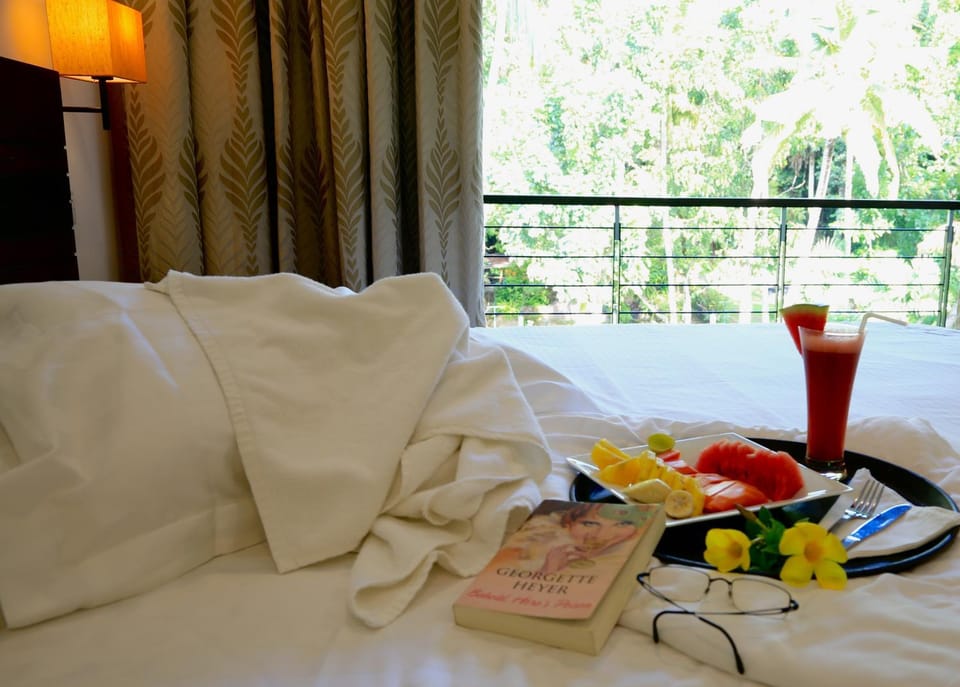 Balcony/Terrace, Bedroom, Garden view, Breakfast, Continental breakfast