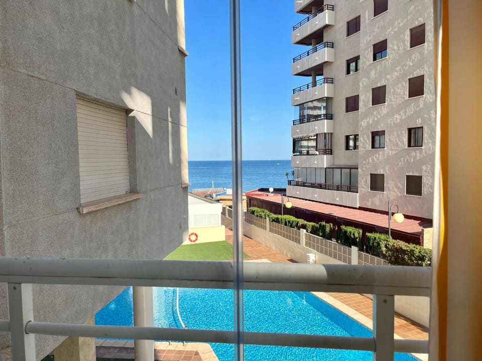 Property building, View (from property/room), Balcony/Terrace, Pool view, Swimming pool