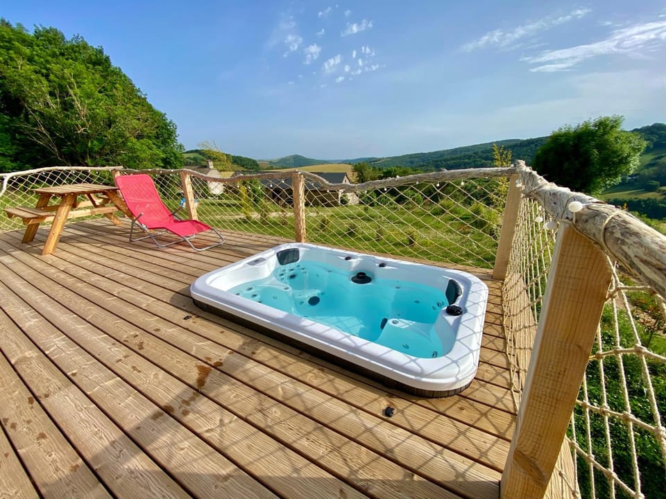 Yourte 2-4 personnes avec SPA House in Occitanie