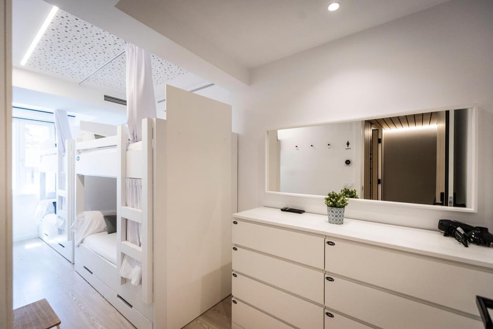 Photo of the whole room, Bedroom, hair dryier