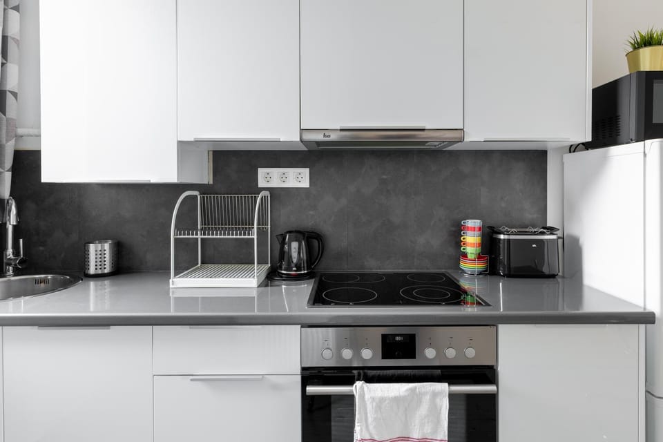 Coffee/tea facilities, Kitchen or kitchenette, Dining area, minibar, pet friendly, stove, toaster