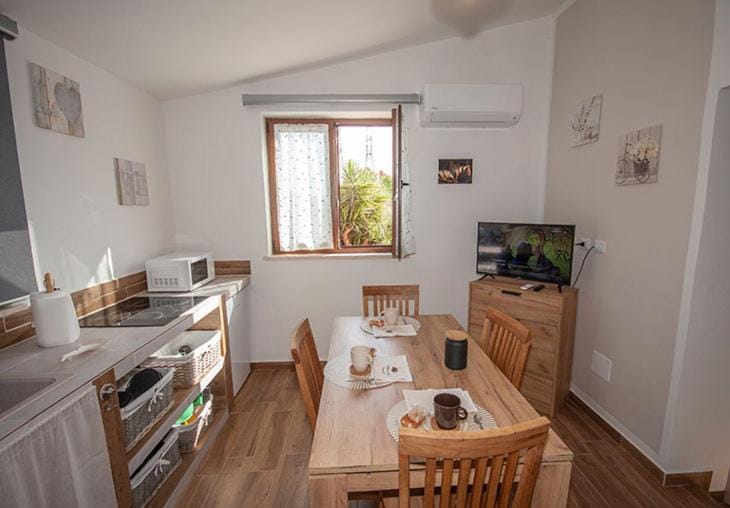 Kitchen or kitchenette, Dining area