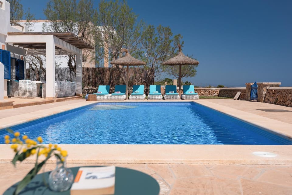Property building, Living room, Swimming pool