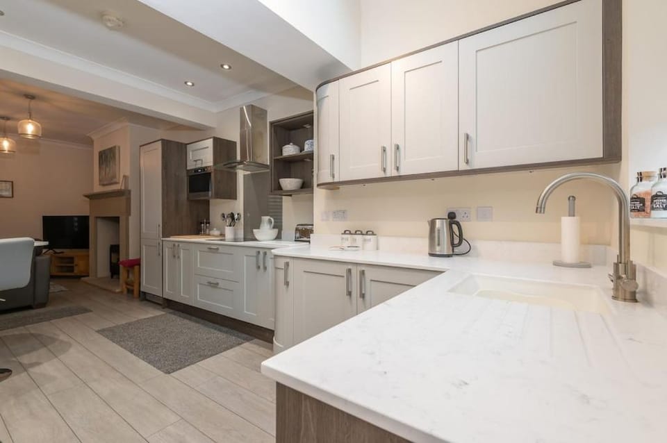 dishwasher, minibar, stove, kitchen