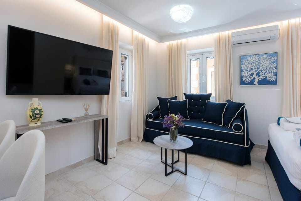 Living room, Seating area, Bedroom