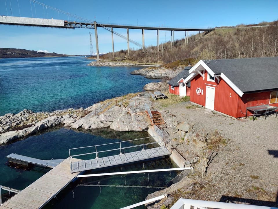 Tjeldsund Seahouse-1 Fishing-Boat Rental House in Nordland, Norway