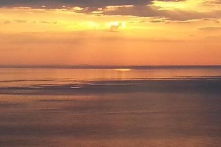 Natural landscape, Sea view, Sunrise
