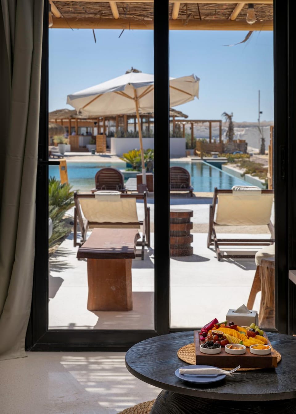 View (from property/room), Pool view, sunbed